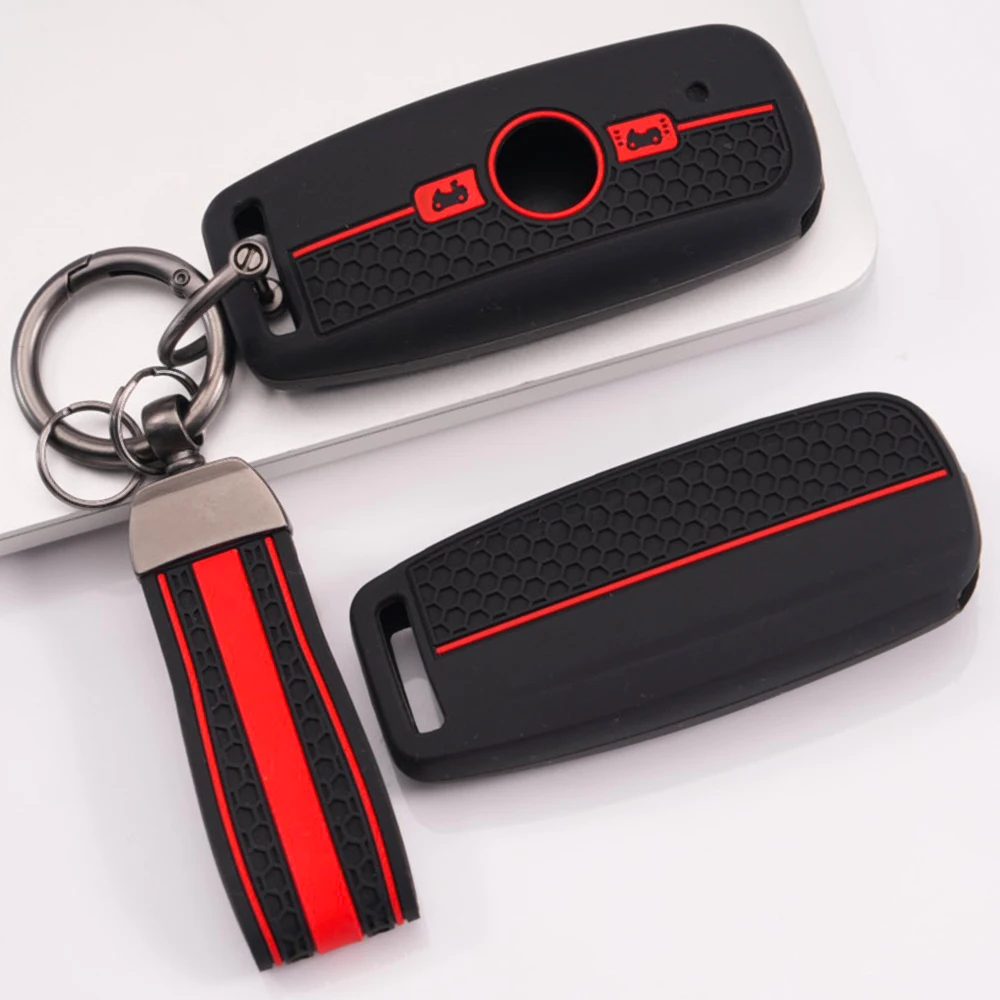 Key Case Cover With Keychain For Honda GL1800 Gold Wing Goldwing F6B Gold Wing Tour DCT Easy Install Shock Absorbing Non Slip