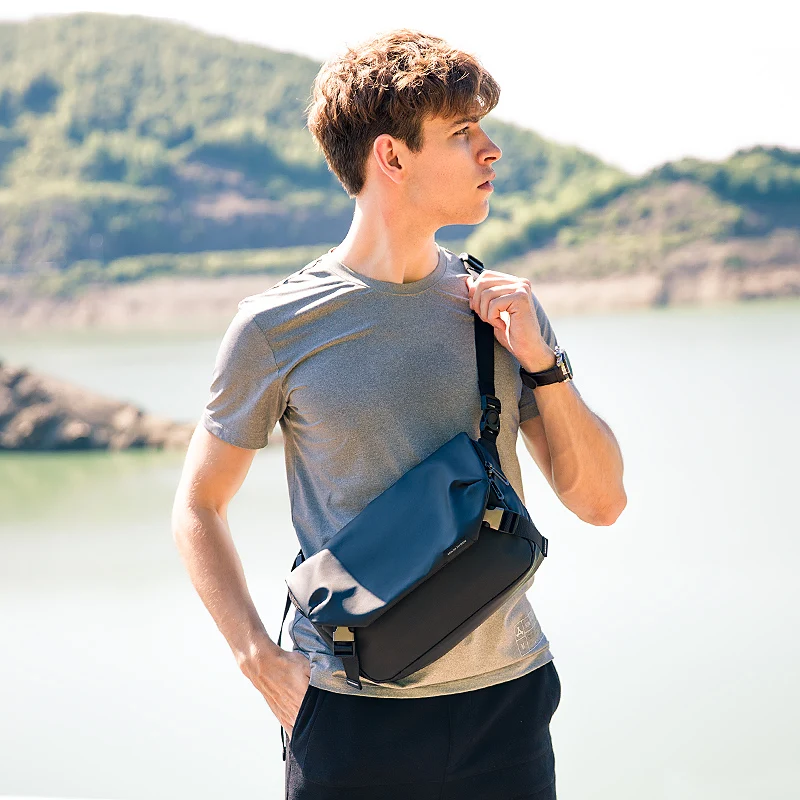 Mark Ryden 2022 New Men Shoulder Bags High Capacity Sling bag Men YKK Zipper Water Resistant Short Trip Crossbody Bag Men