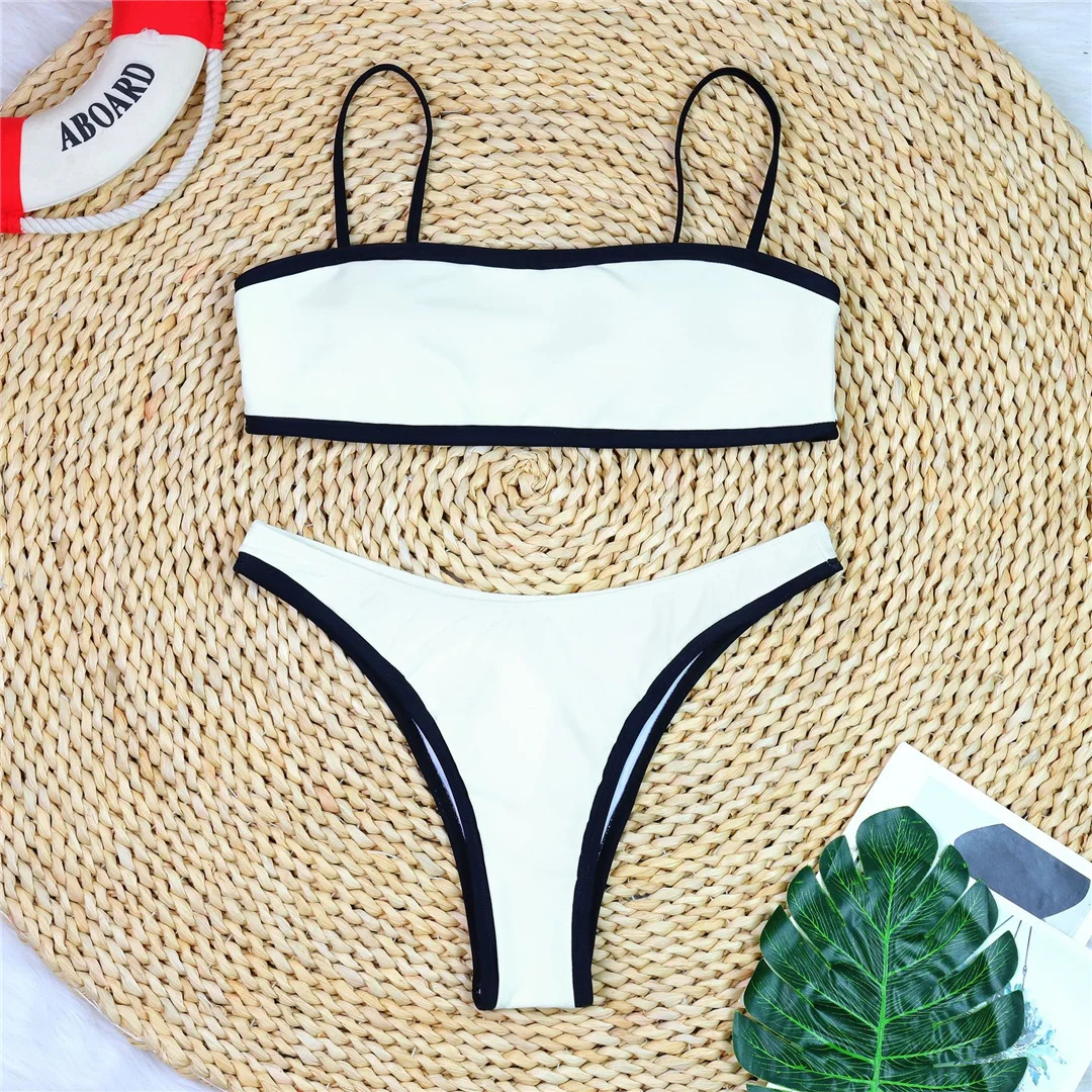 Sexy High-Cut-Bikini, brasilianischer Stil, Damen-Badebekleidung, zweiteiliger Bikini-Set, gepolsterter Badeanzug, Badeanzug, Schwimmbekleidung V8316 – Detail 4