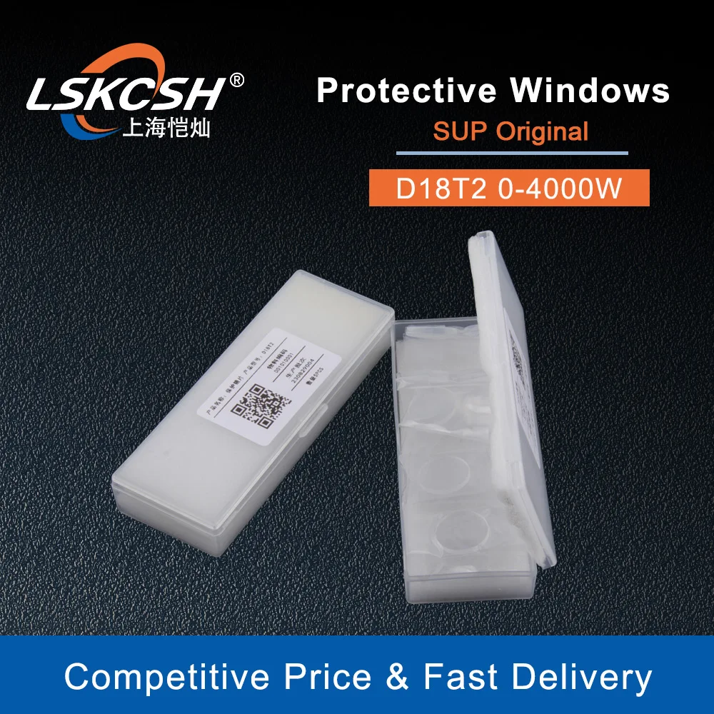 LSKCSH  50PCS/Lot Laser Protective Windows Protection Mirrors 18x2mm SUP Original For SUP20S SUP21T SUP23T WSX Laser Welding