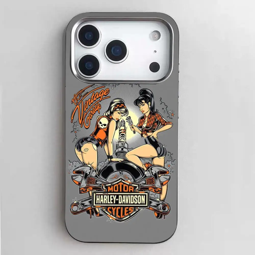 Cool H-Harley Car D-Davidson Phone Case Matte PC Phone Case For IPhone 17 Air 11 12 13 14 15 16 Pro Max Plus Shockproof Case view 6