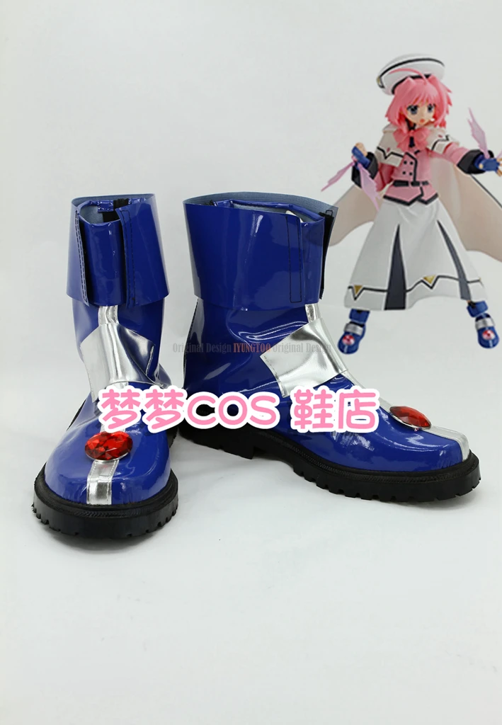 

Magical Girl Lyrical Nanoha StrikerS Caro Ru Lushe Anime Characters Shoe Cosplay Shoes Boots Party Costume Prop