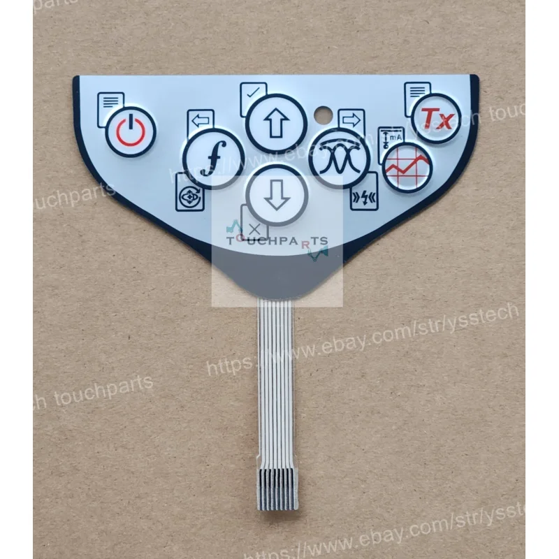 Keypad Membrane Overlay for Radiodetection SPX RD8000 Cable Pipe Locator