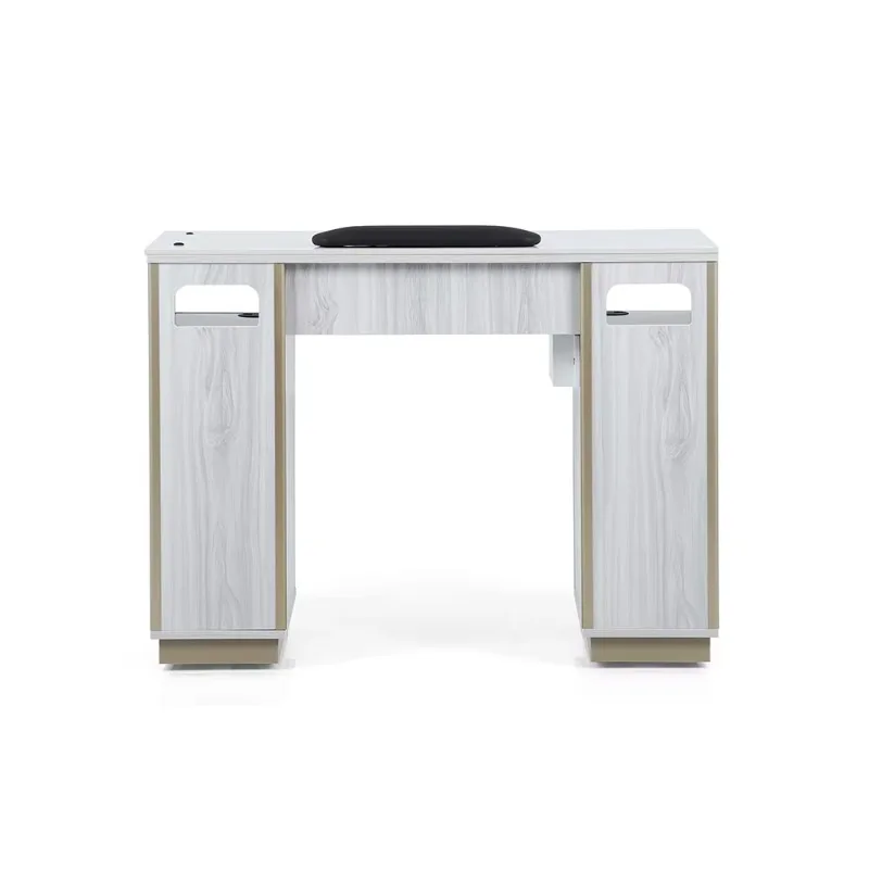 Furniture Luxury Design Marble Countertops Nail Table Technician Nail Table with Vacuum Cleaner