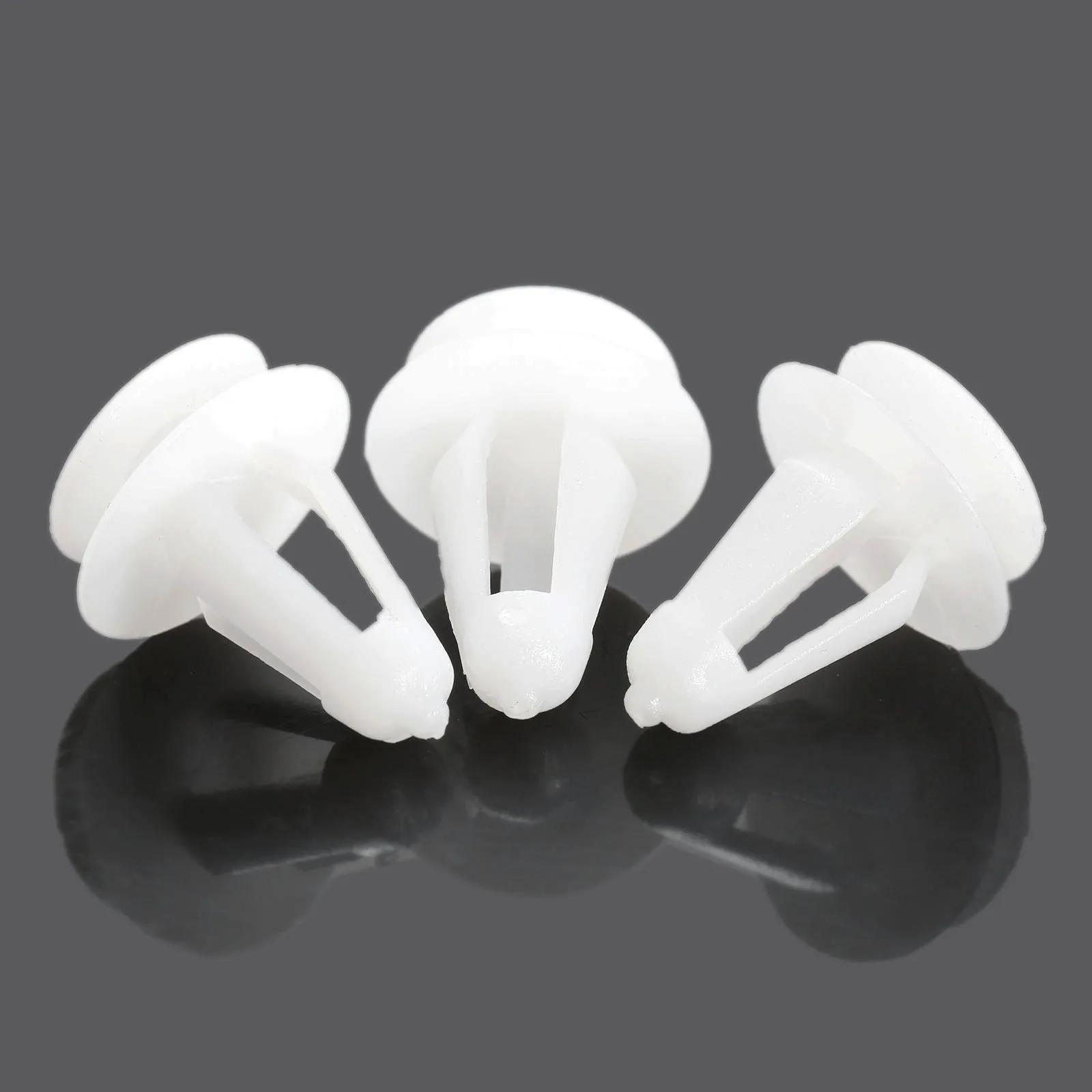 Yetaha 50pcs 7mm Hole Trim Retaining Clips/Fasteners  Door Trim Rivets Panel Locator Push Bumper Retainer Car Styling Kit