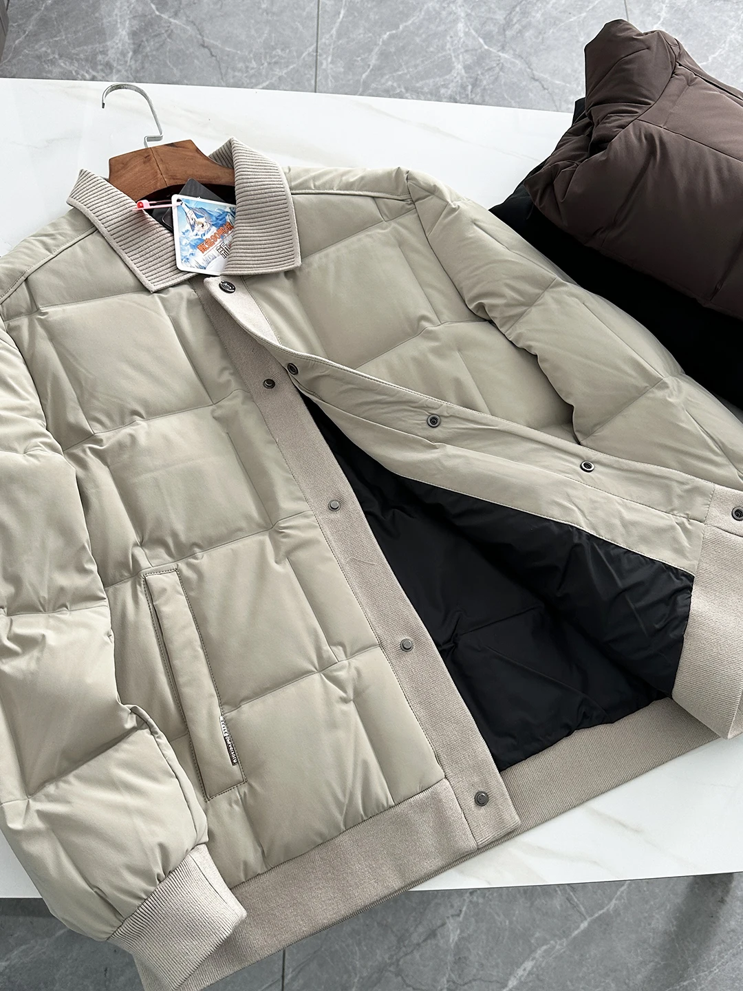 

Мужская верхняя одежда irt Sle Down Jaet, простая сухая перегородка с небольшим воротником, клей 90, напольная осенне-зимняя верхняя одежда для поездок на работу