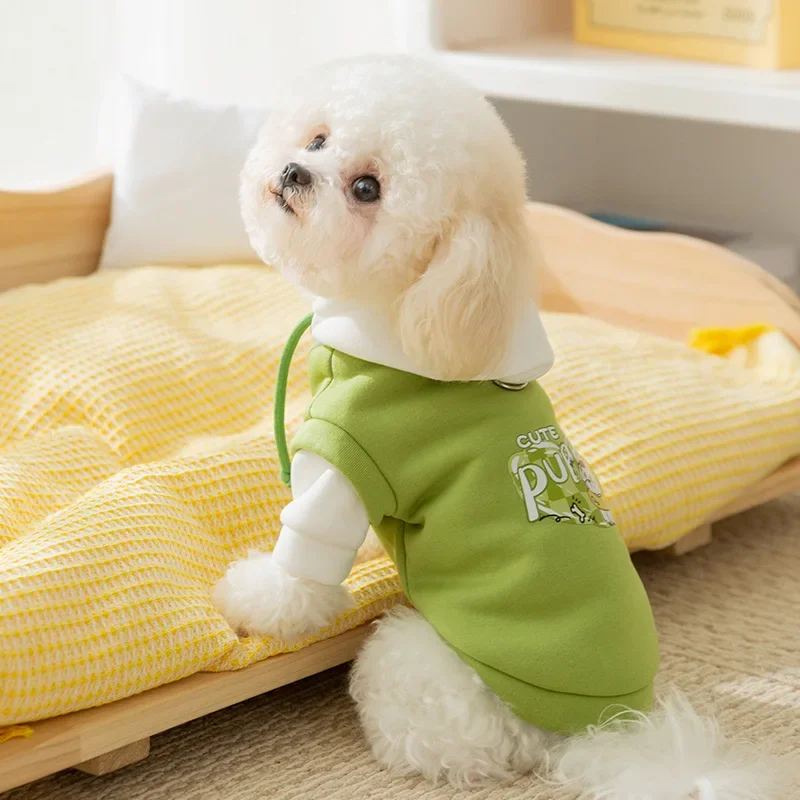 Autumn Winter Hooded Trendy Casual Dog Hoodie for Cats Small and Medium-sized Dogs Warm Compared To Bears Pet Teddy Clothes