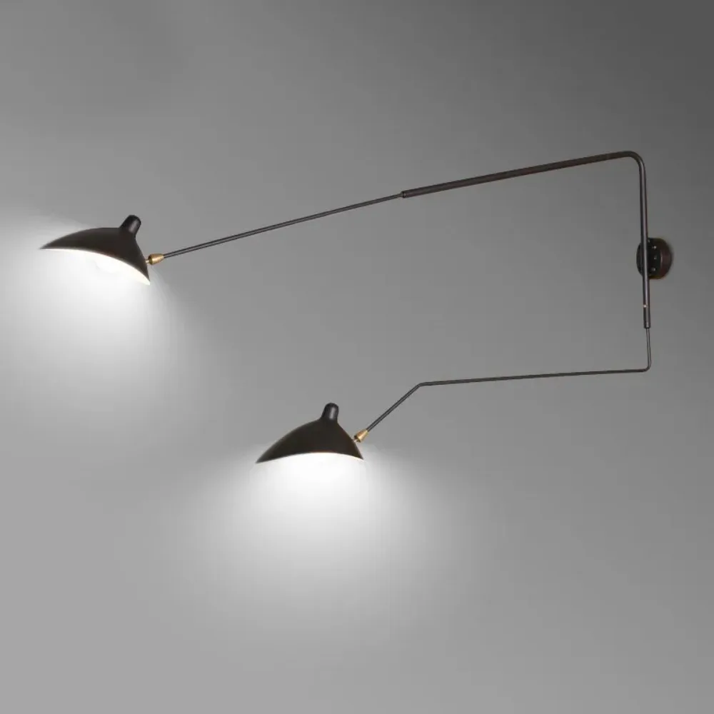 Industrial Vintage Wall Lamps French Designer Rotating Sconce Wall Lights for Home Art Decoration image 3