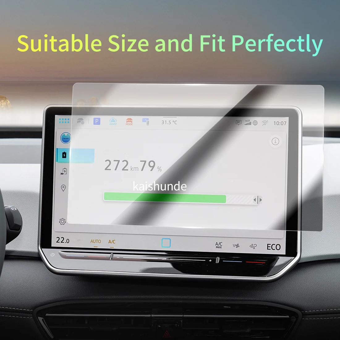 Car Stickers Meters Protector For 26 VW ID3 Tempered Glass Protective Film Display Navigation Vehicle