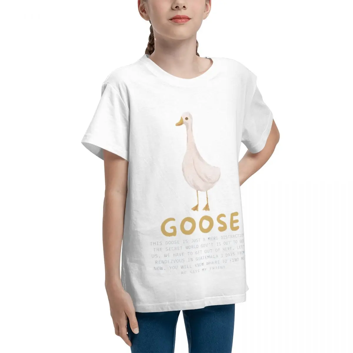 Decoy Goose Classic For Sale Top quality Home Teeanger Basic Short Sleeve T-Shirt Harajuku T-shirts Funny Joke