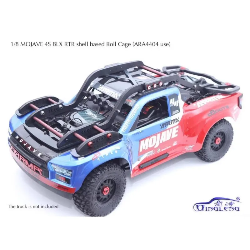 Ql Nylon Shell Based Überroll käfig Front stoßstange für 1/8 Arrma Mojave 4s Blx Ara4404