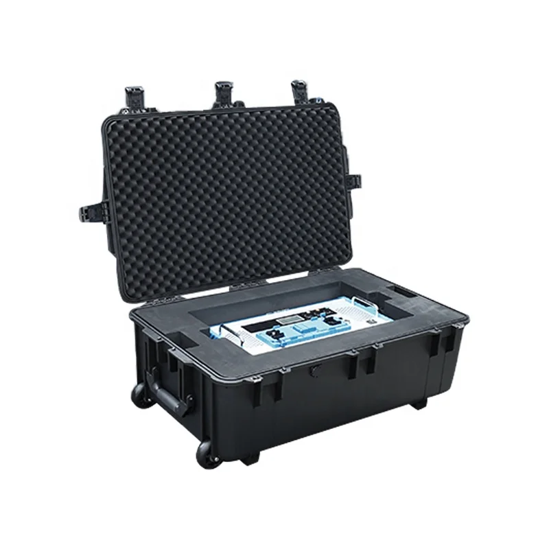 Meccanica della cassetta degli attrezzi OEM da 55 litri LLDPE Set di cassette degli attrezzi per auto con armadietto degli attrezzi in metallo impermeabile IP65