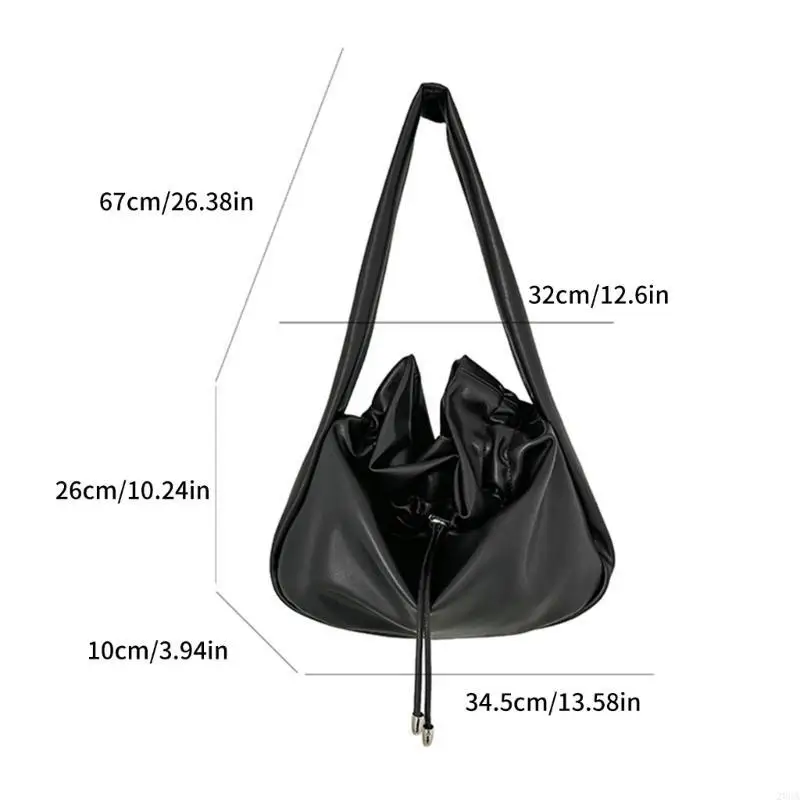 Soft Leather Vintage Shoulder Bags For Women Axillary Bag Purses And Handbag 20CA