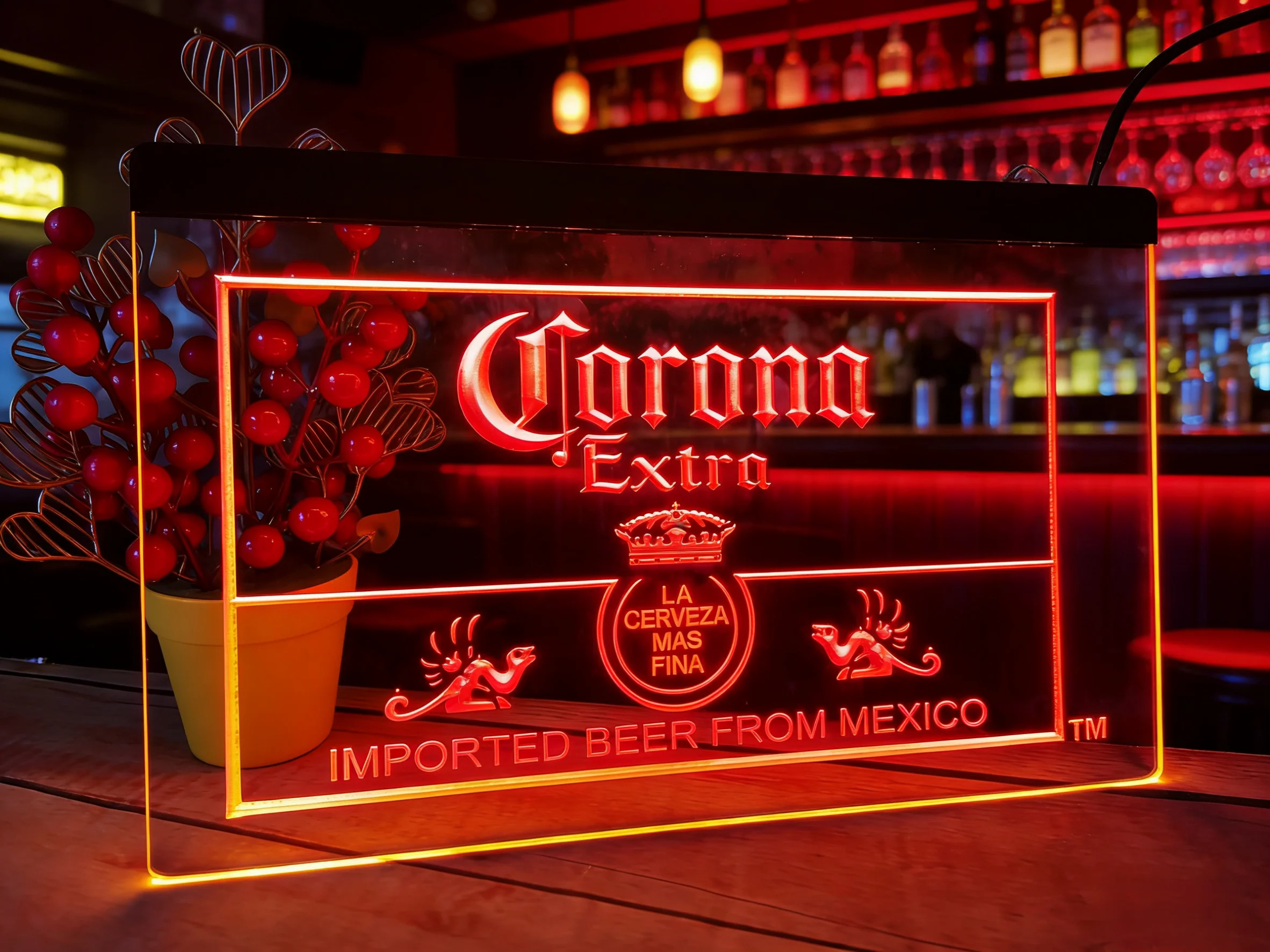 Corona Extra Neon Sign LED Light Mexican Beer Bar Decor for Home