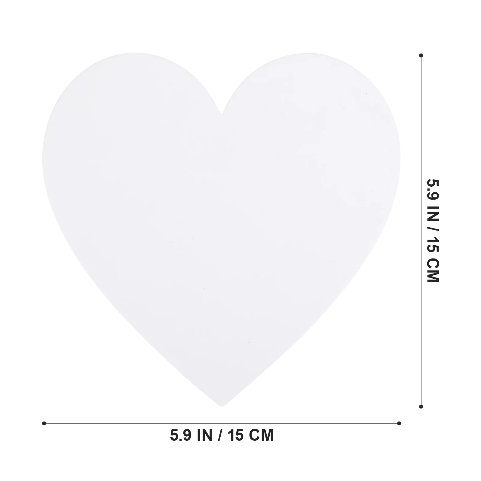 5 قطع من ألواح الرسم القطنية على شكل قلب، لوحات سميكة يمكنك صنعها بنفسك لرسومات قماشية من الأكريليك الزيتي تستخدم لوحات DIY
