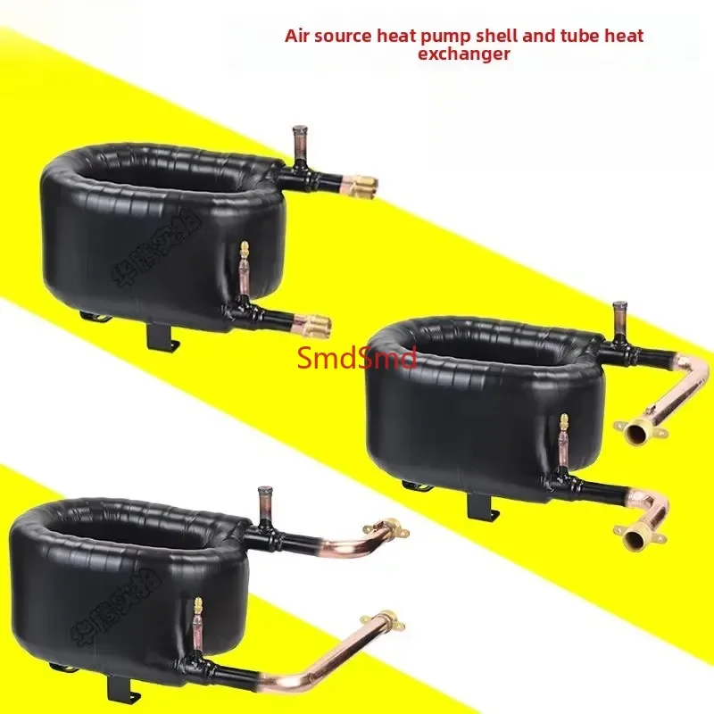 3HP Tube Heat Exchanger, Air Energy Heat Pump Coaxial Air Conditioning Accessories, Evaporator condenser Heat Exchanger