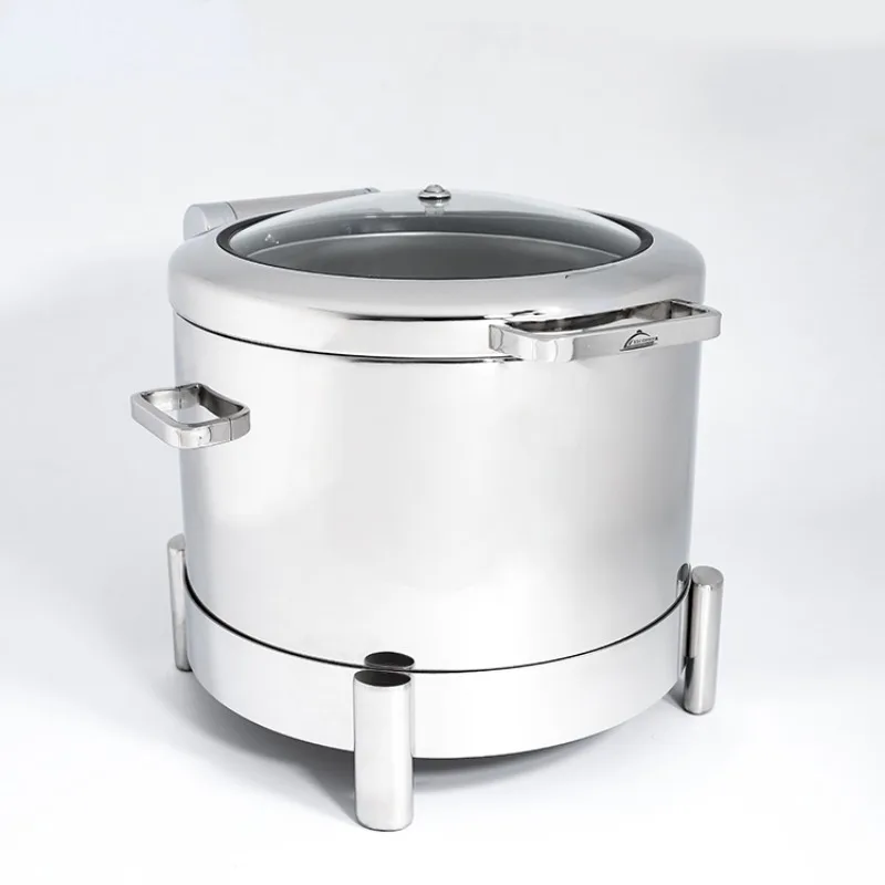 Factory sale thickened metal Stainless steel chaffing dish food warmer serving  chafing dish for indian