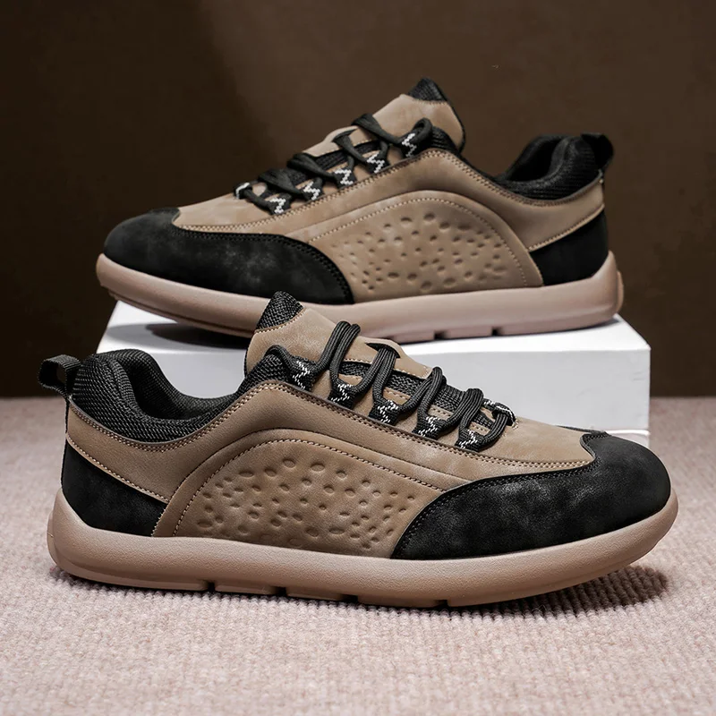 2025 Autumn New Men's Casual Low-Top Fashion Trend Versatile Running Shoes Skateboard Shoes Suitable for Outdoor Sports