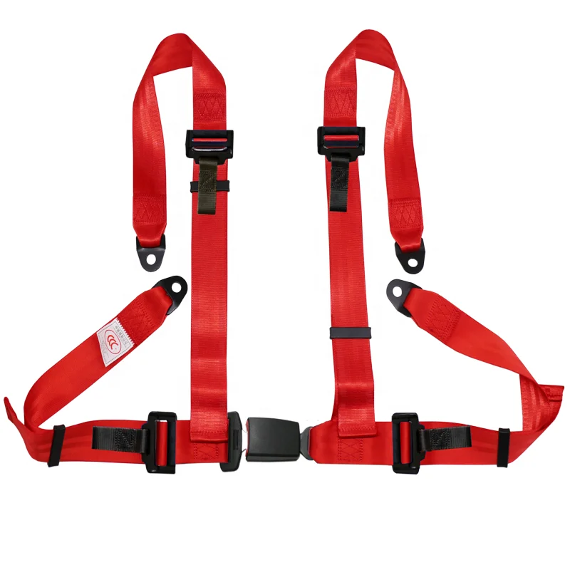 Cintos de segurança para carros de corrida de 4 pontos com cinta de 2 polegadas Sistema de cinto de segurança aprimorado para veículos