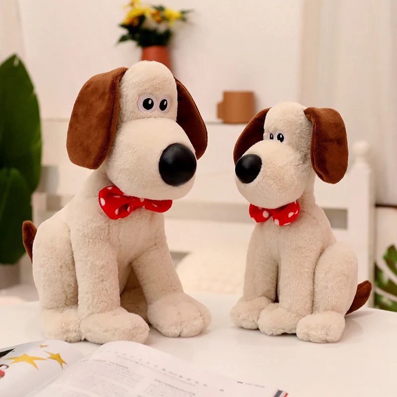 1Pc 26/34CM Cartoon Long Eared Tie Dog Plush Toy Stuffed Soft Lovely Dog Dolls for Birthday Christmas Gifts