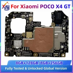 Mainboard for Xiaomi POCO X4 GT, 22041216G, 128GB, 256GB ROM, Original Motherboard PCB Module, with Dimensity 8100 Processor