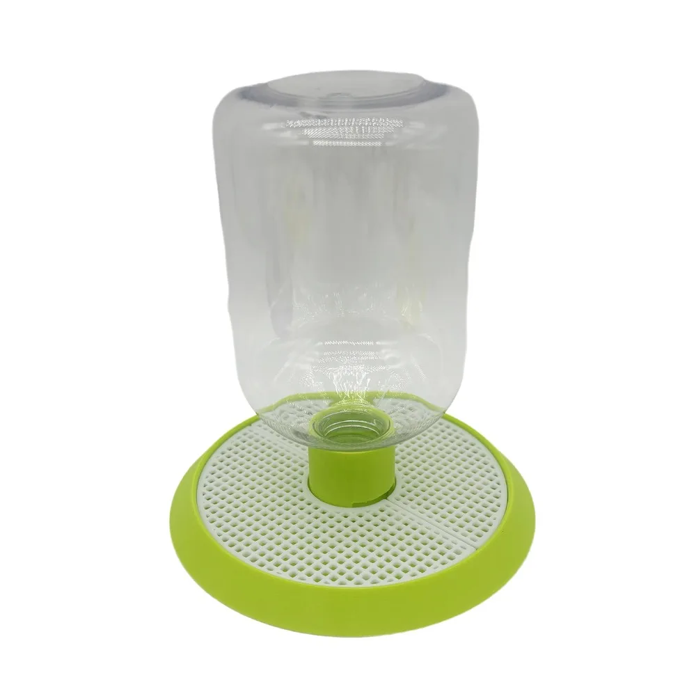 Clear Bottle Reservoir Insect Water Dispenser Perforated Base Round Base Habitat Insect Water Feeder Easy To Clean Detachable