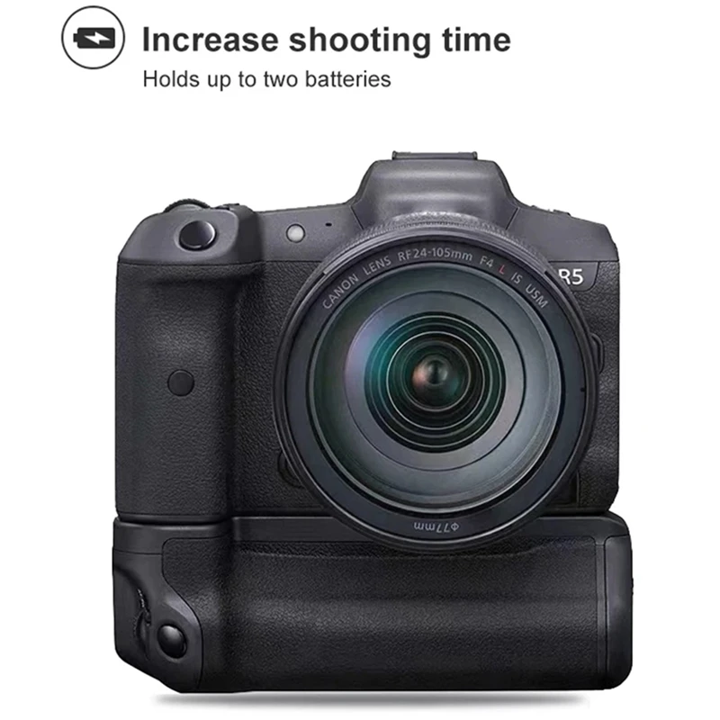 Mango de BG-R10 para Canon EOS R5 R5C R6, caja de batería para cámara SLR, mango de disparo Vertical con Control remoto inalámbrico