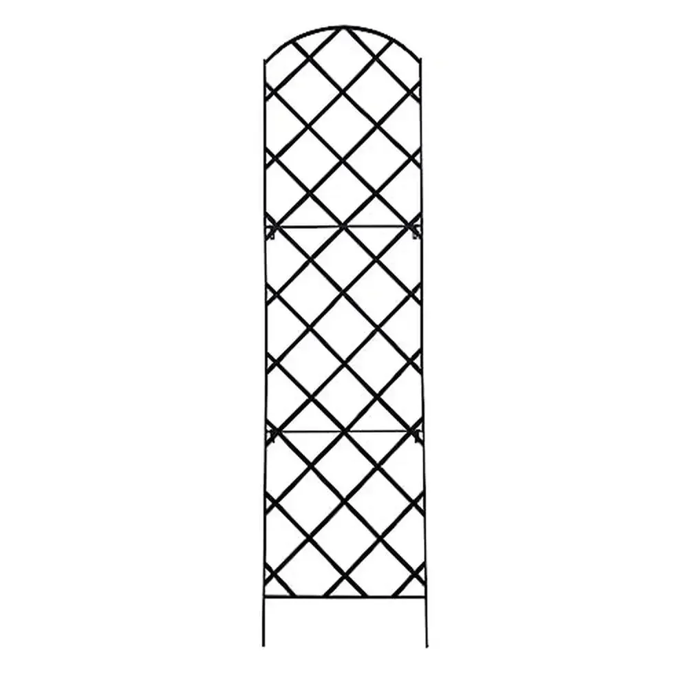 

Trellis Wall Mounting Kit Privacy Lattice Design Durable Steel Adjustable Height Home Garden Decor Plant Climbing Support