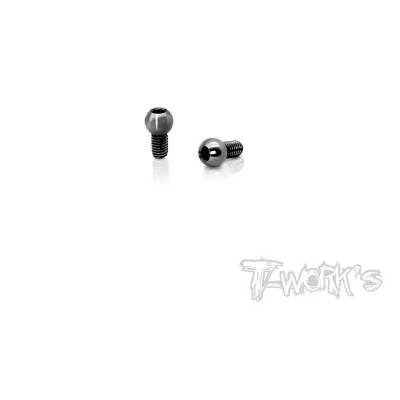 Original T works   TP-X4-F 64 Titanium 4.9 x 4mm Antiroll Ball Stud ( For Xray X4 ) 2pcs.  Professional Rc part