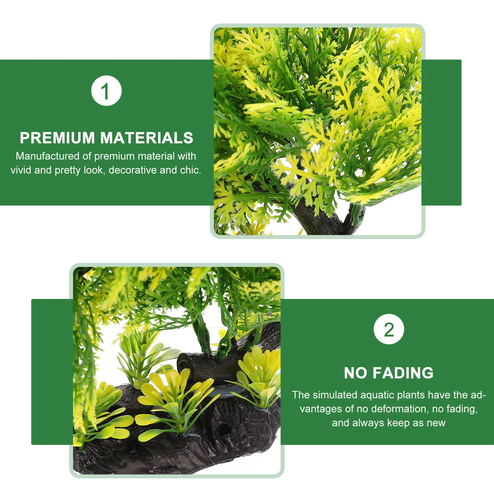 

Aquarium Pine Tree Artificial Decoration Realistic Durable Safe Material Fish Tank Accessory Aquarium Decor Model Tree