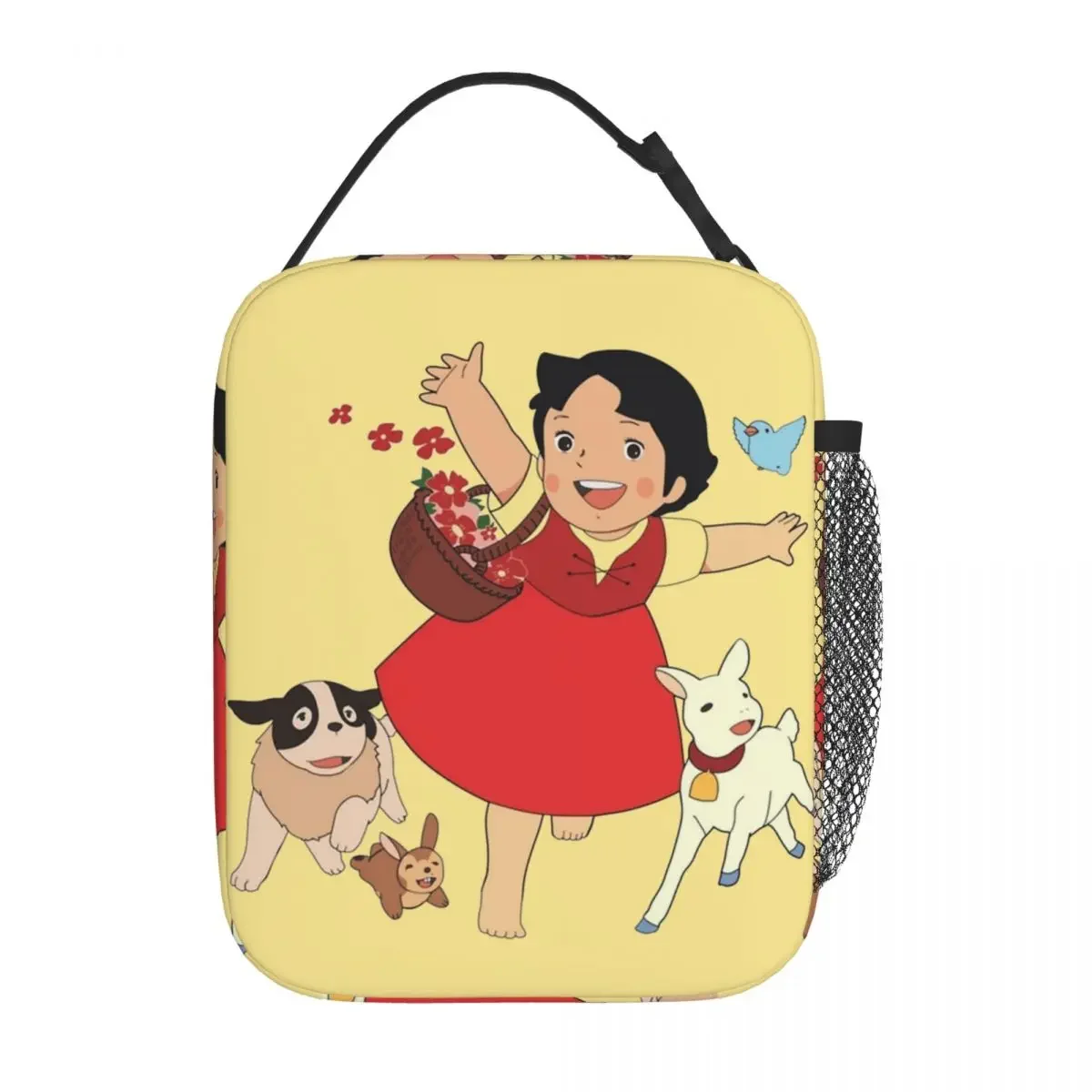 Heidi The Girl From The Alps Insulated Lunch Bag Japanese Anime Food Bag Leakproof Cooler Thermal Lunch Box For School Office