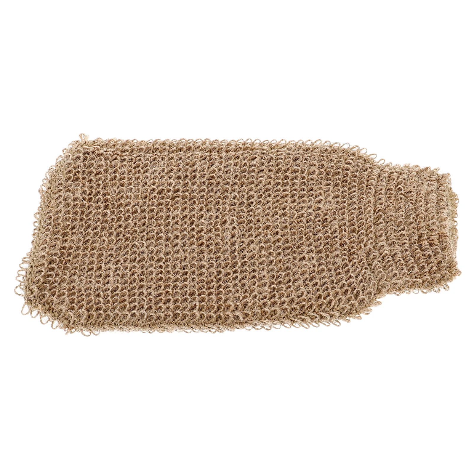 

Jute Bath Shower Gloves Mitts Exfoliating Full Wrap Thumb Scrubbing Mitt Shower Body Scrubber Soft Natural Fibers for Smooth