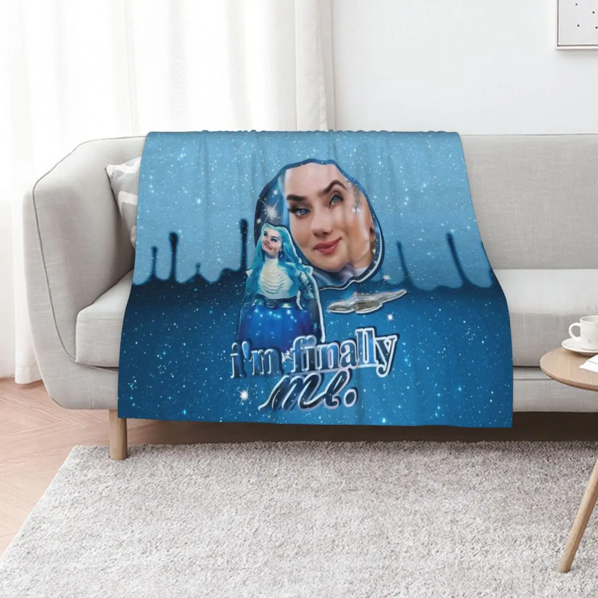 Addison Alien Zombies 3 - I'm Finally Me! Throw Blanket Portable Lightweight Blanket for Travel Camping