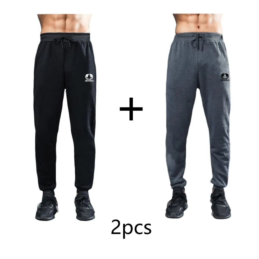 abidss Fashion Casual Fleece Sweatpants Men's Women's Slow Running Basketball Sports Pants Versatile Casual Pants Autumn Winter