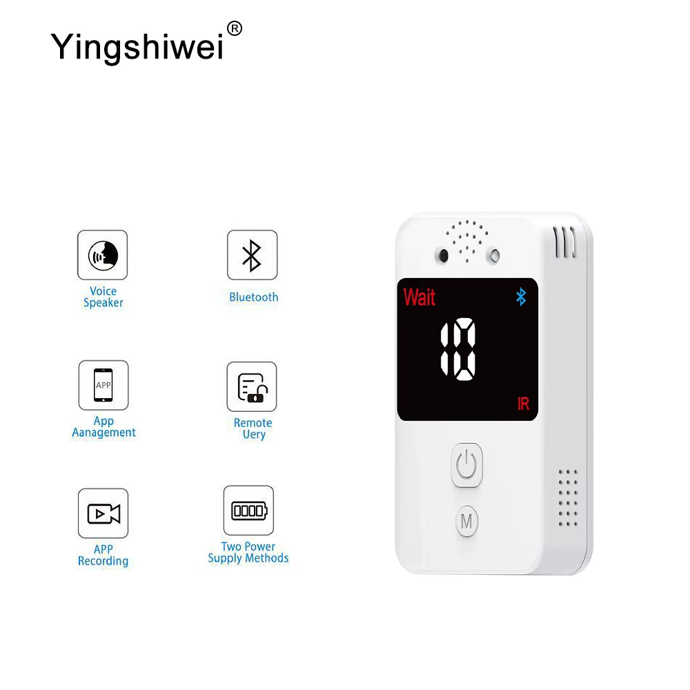 Yingshiwei B3 Non-contact Digital Breathalyzer Alcohol Detector Sensor Portable Police Analyzator Alcohol Tester With Bracket