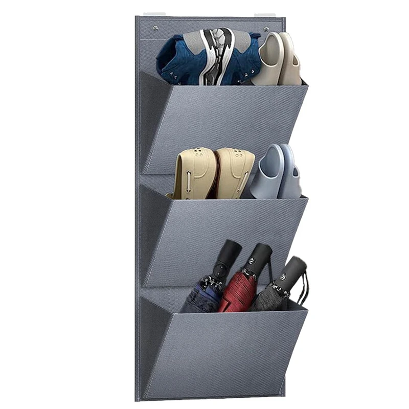 Hanging Shoe Storage Rack, Narrow Shoe Holder, Wall Mounted Shoes Rack, Shoes Organizer for RVs, Home, Offices, Closet Retail