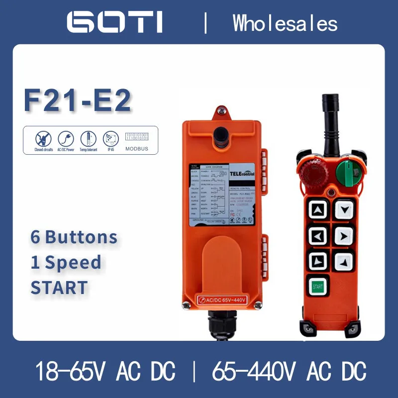 F21-E2 dźwig przemysłowy pilot zdalnego sterowania UTING TELEcontrol żuraw bezprzewodowy pilot zdalnego sterowania 2 płytki PCB na podnośnik dźwigowy