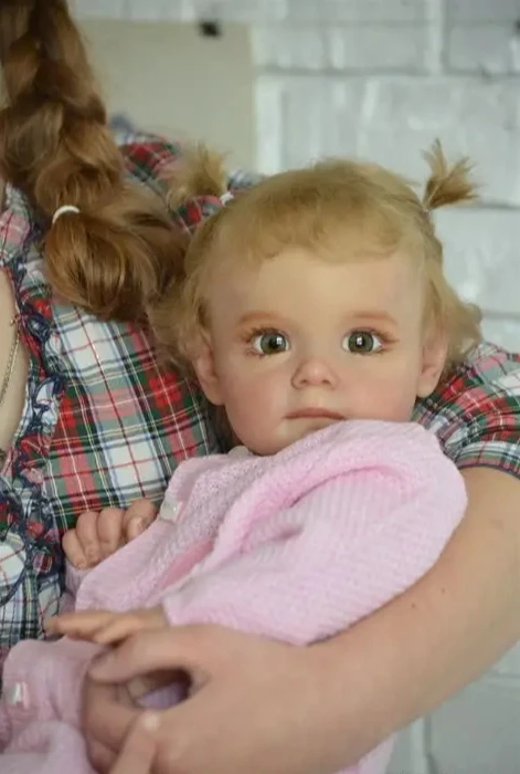 

NPK 23''Unpainted Unfinished Reborn Doll Parts High Quality Maggi with COA Limited Edition Popular Kit Soft Touch Vinyl Doll Kit