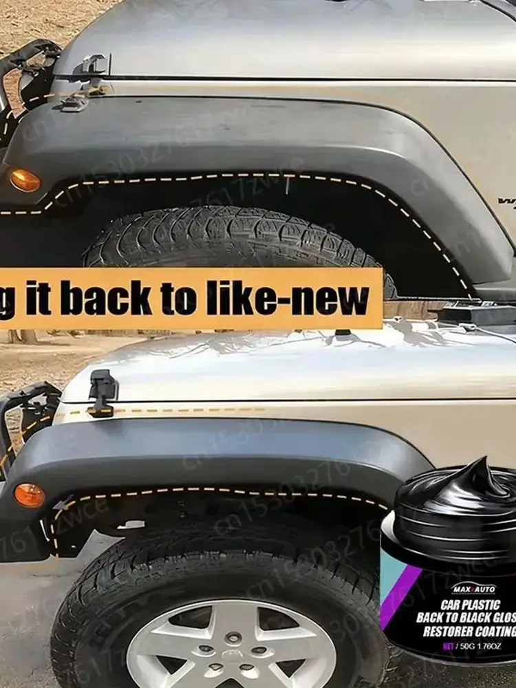 Auto Universele Leer en Kunststof Reparatie Polijstwas Auto-interieur reconditionerende crème voor leer/kunststof/rubber verzorging - afbeelding 2