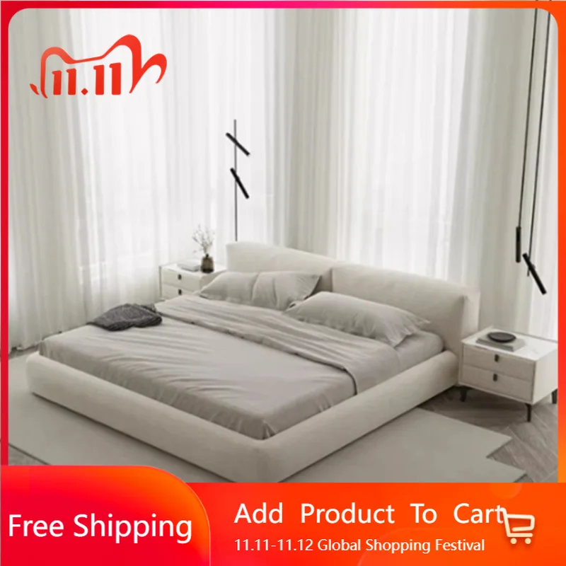 

Modern Floor Massage Bed Wooden Safe Sleeping Princess Bed Sofa Human Dog King Size Letto Matrimoniale Lounge Suite Furniture