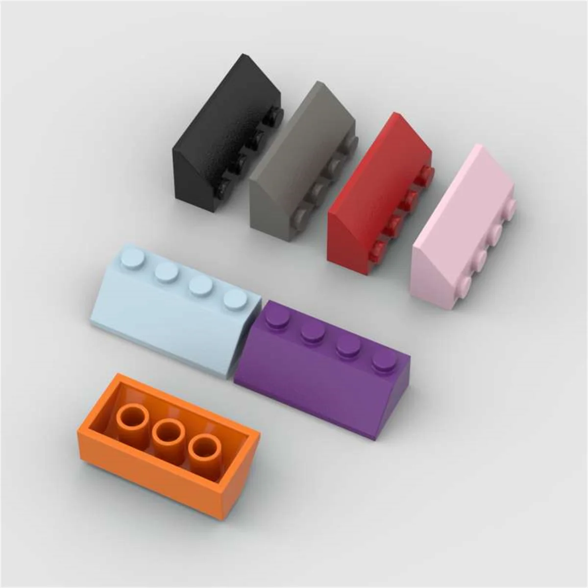 10 Stück Puzzle-Teile 3037 Schräge 45° 2x4 Bausteine Set Haus Schloss Ziegelsteine Idee DIY Spielzeug Geburtstag Weihnachtsgeschenk