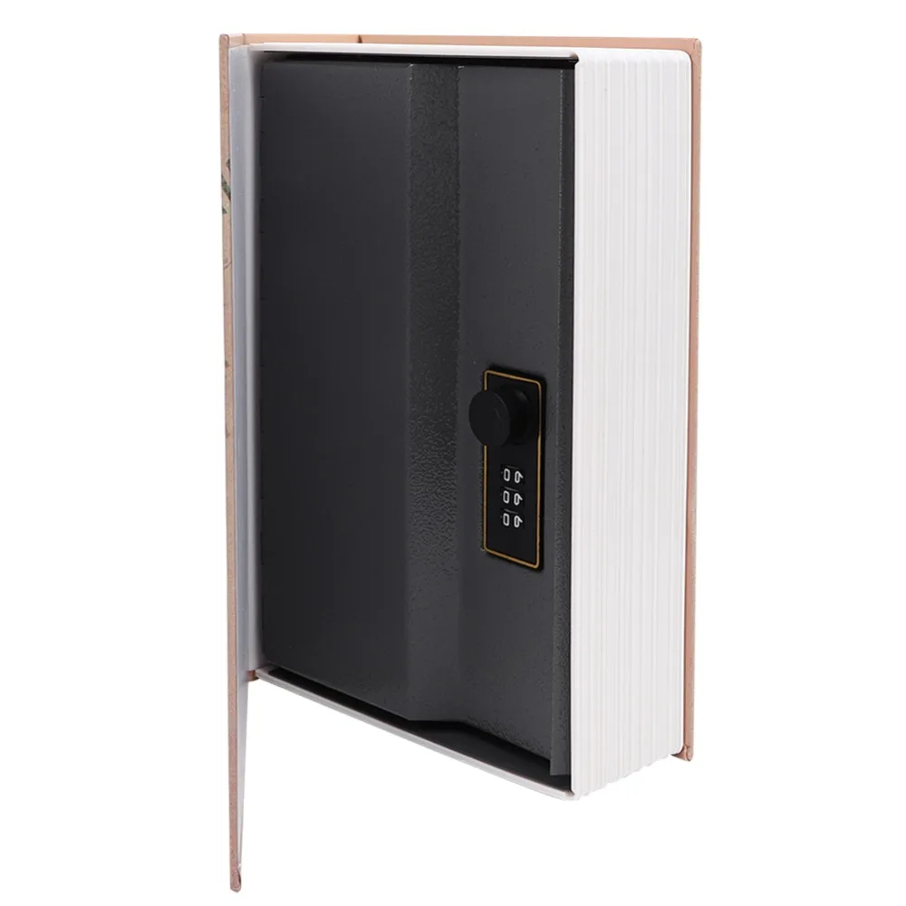Money Storage Combination Lock Book Safe Box Mini Size Vintage Faux Hidden Safe Discreet Safe Diversion Book Safe Home