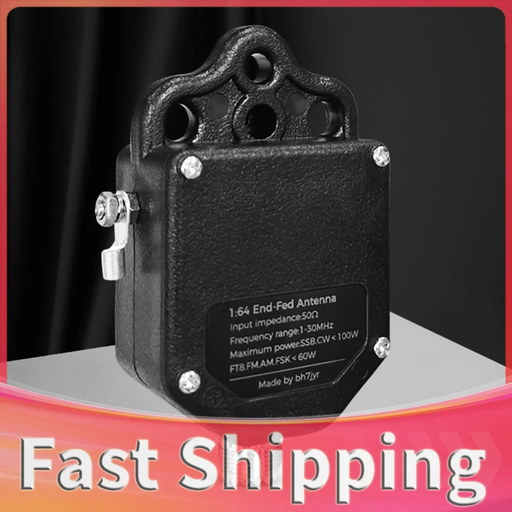 1:64 Balun End Fed Antenna 4-Band 8-Band Half-Wave Radio Antenna 1MHz To 30MHz 100W Power