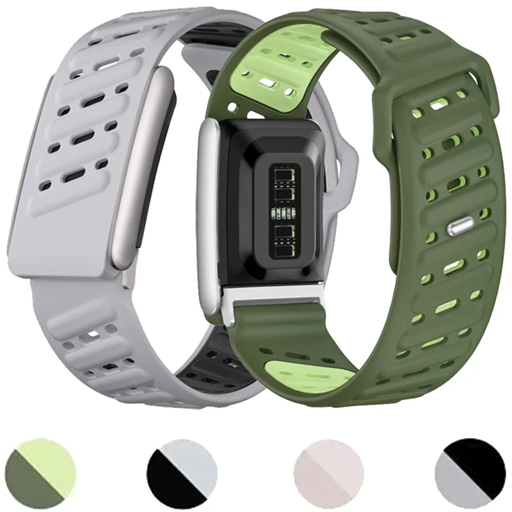 

Официальный силиконовый ремешок для Whoop 5,0, дышащий браслет, ремешок для часов, защитный трекер для Whoop 5,0 MG, двухцветный регулируемый Correa