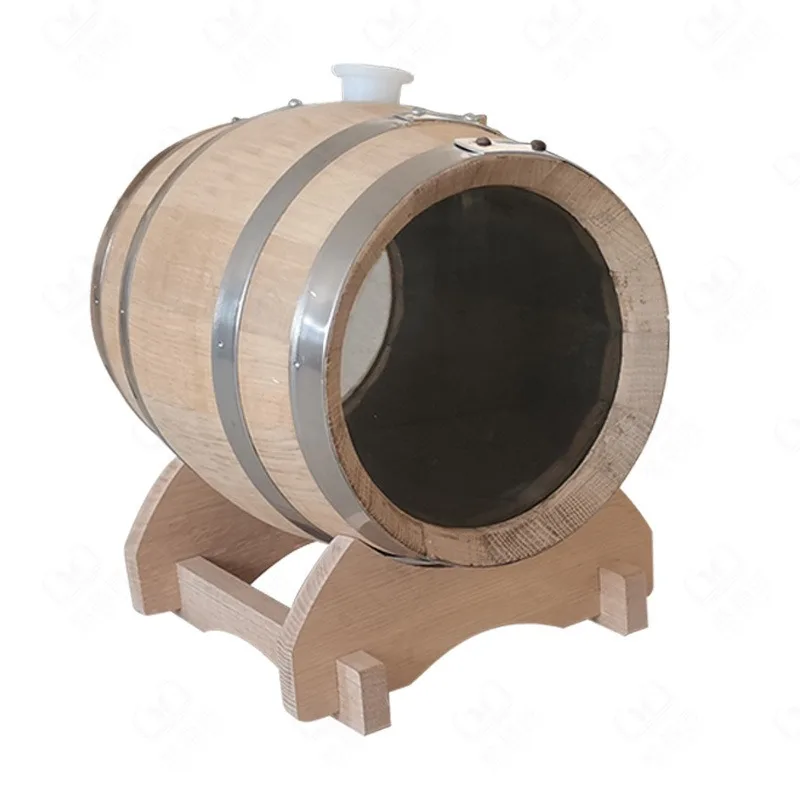 Barrica de Roble Visual Whiskey, Barrica de Roble de Vidrio, Barrica Pequeña para el Hogar