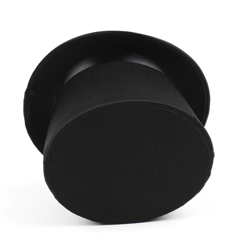 

Fashion Top Hat Soft Hat Headband for Most Ages Short Brimmed Fedoras Sophisticated Panama Hat Magicians Hat Dropship