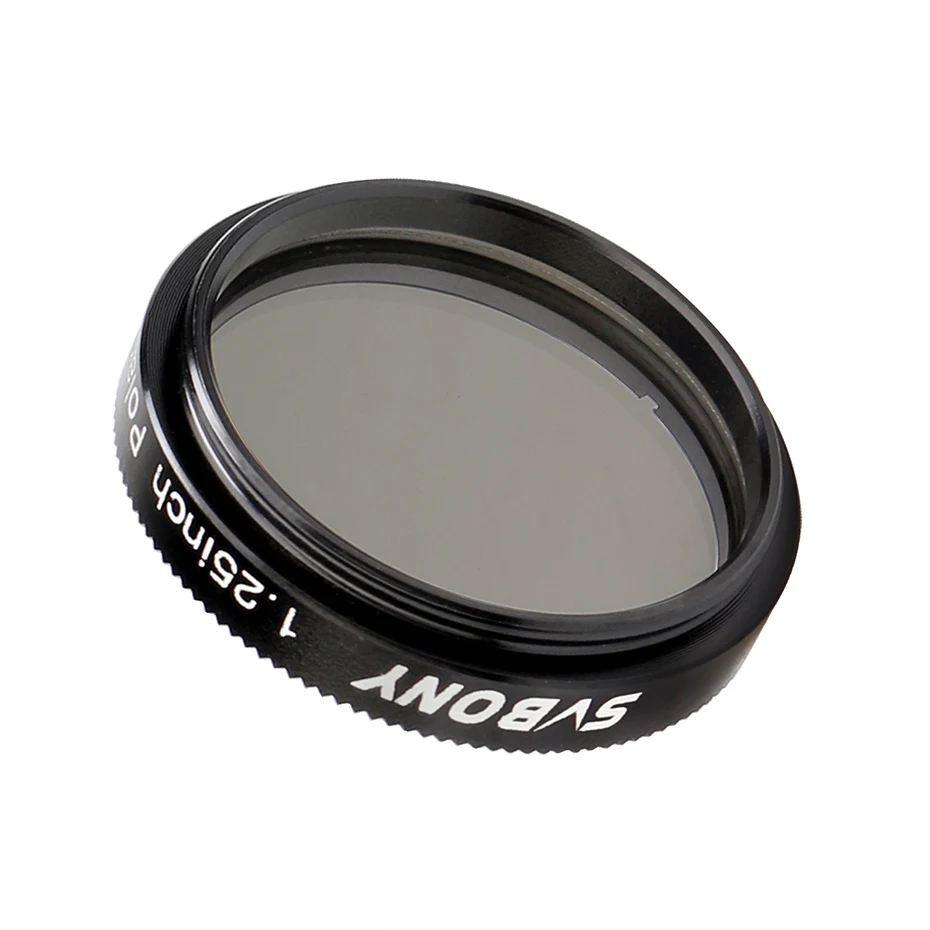 SVBONY Telescope Filter 1.25/2 Inches Linear Polarizer Filter Anodized Aluminum Optical Glass for Lunar Planetary Observing