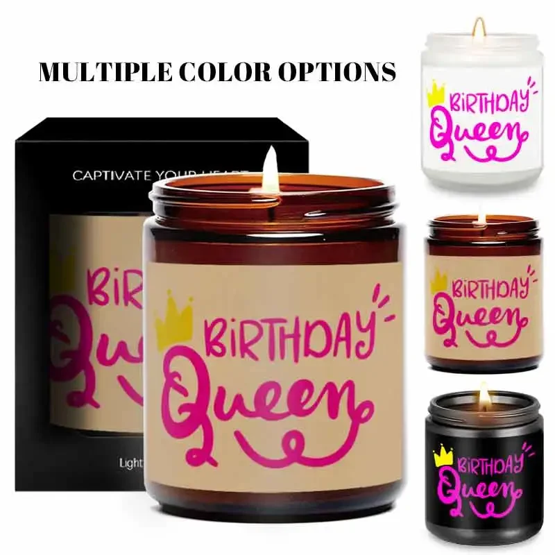 

Queen Crown Lavender Soy Candle, an ideal choice for Mother's Day and birthday gifts designed for fun.