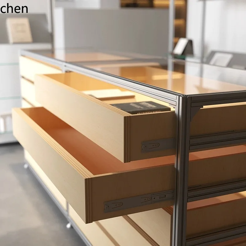 HXL  Storage Multi-layer Container Display Cabinet Store Nakajima Display Desk Jewelry Cabinet