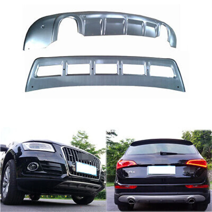 

Hot Sale Fit for Q5 2013-2017 Front Rear Skid Plate Bumper Board Guard Bar Protector